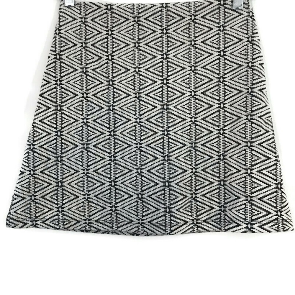 TOPSHOP Skirt Aztec Geometric Pattern Lined Mini